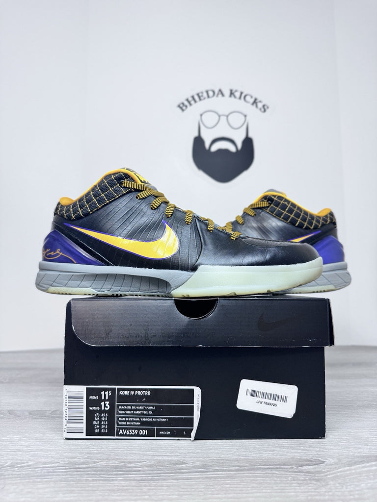 Size 11.5 - Nike Zoom Kobe 4 Protro Carpe Diem 2019 AV6339-001 Mens Preowned