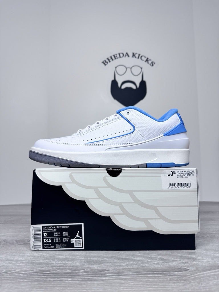 Size 12 - Nike Air Jordan Retro 2 Low UNC DV9956-104 OG Varsity Red White