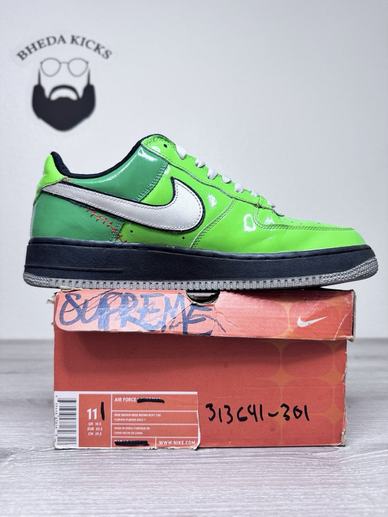 Size 11 - Nike Air Force 1 Low Frankenstein 313641-301 Preowned Authentic