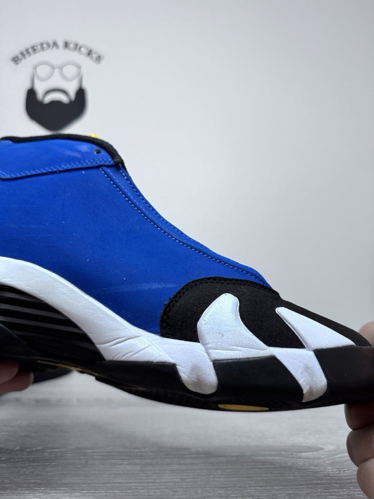 Size 10 - Jordan 14 Retro Laney 487471-407 Authentic Preowned Og