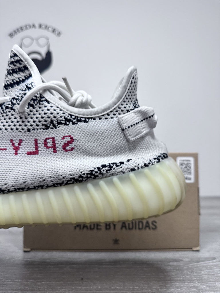 Size 14.5 - adidas Yeezy Boost 350 V2 Low Zebra CP9654 Preowned Authentic
