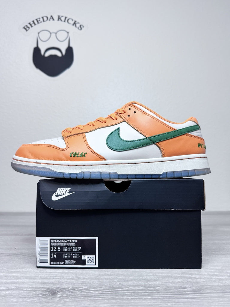 Size 12.5 - Nike Florida A&M University x Dunk Low FAMU Rattlers Yard Runners