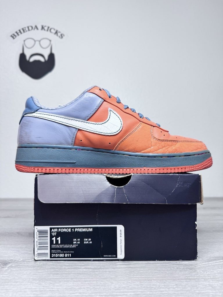 Size 11 - Nike Air Force 1 Premium 07 Gaucho's Gym 315180-811 Preowned