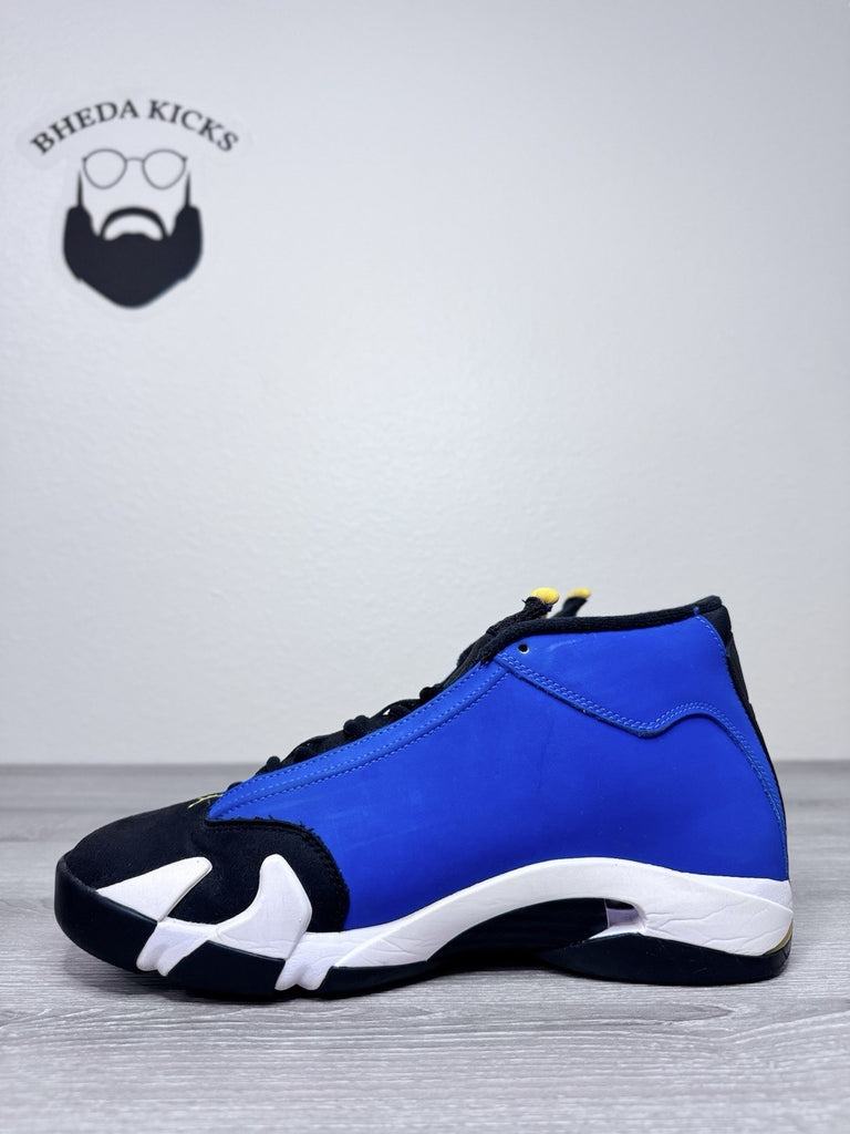 Size 10 - Jordan 14 Retro Laney 487471-407 Authentic Preowned Og