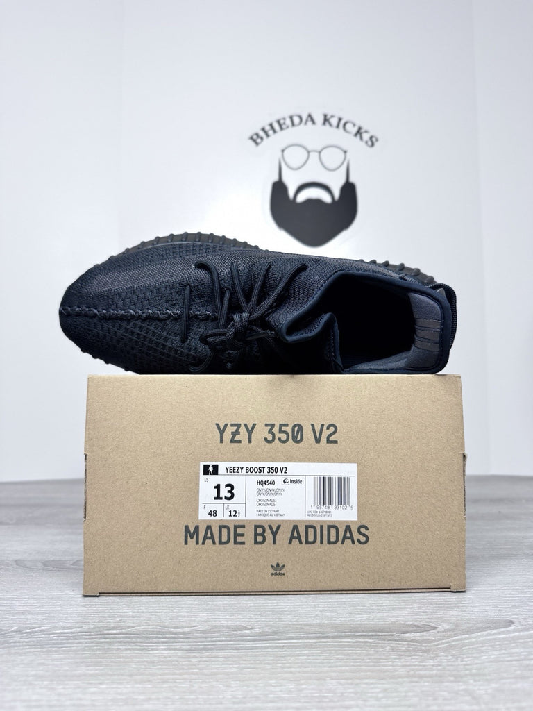 Size 13 - Adidas Yeezy Boost 350 V2 Onyx Shoes HQ4540 NEW DS