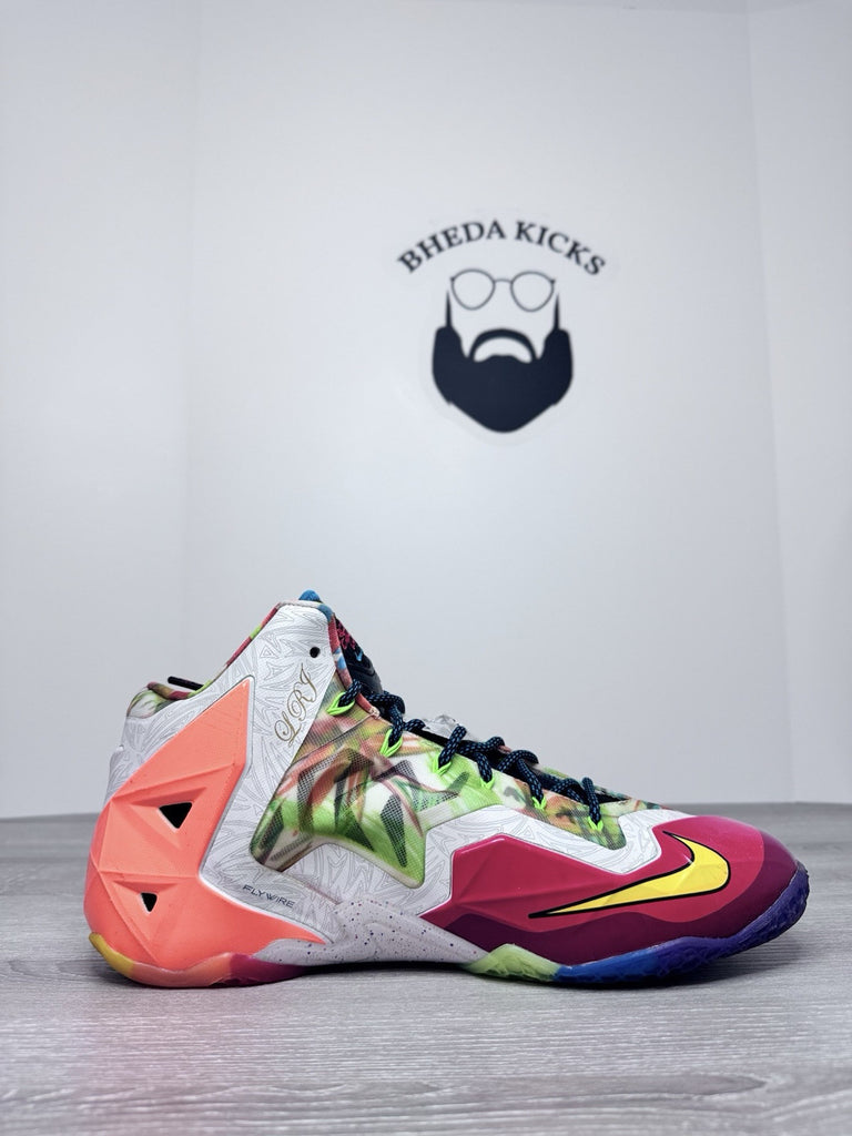 Size 14 - Nike LeBron 11 Premium What The LeBron (650884-400) Preowned