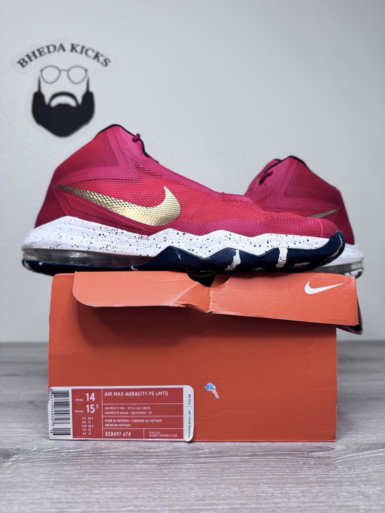 Size 14 - Nike Air Max Audacity PE All-Star Red Anthony Davis 828497-674 Men’s