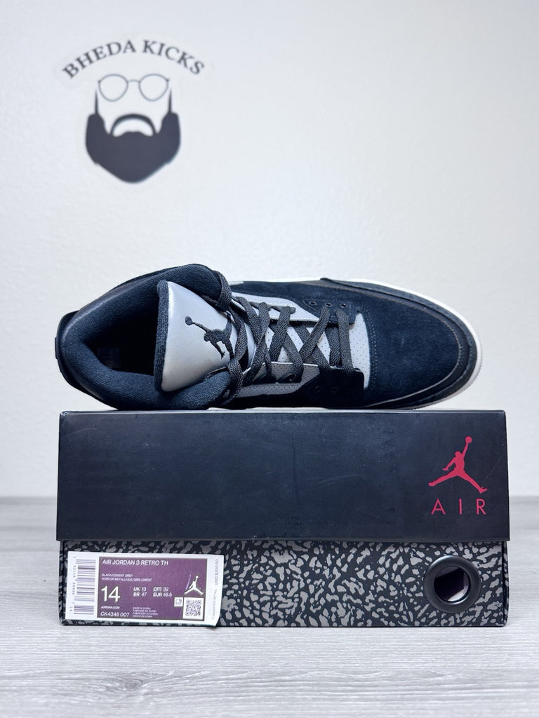 Size 14 - Jordan 3 Retro Tinker SP Black Cement 2019 CK4348-007 Preowned